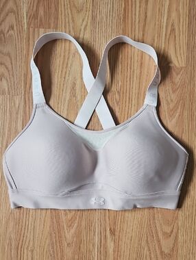 Under Armour Women's Pale Pink Crisscross Sports Bra